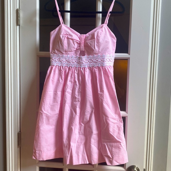 NWT Lilly Pulitzer Women's Alaric Maxi Dress Pink Back Slit Halter Neck 14